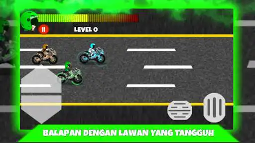 Play Kang ojek balapan drag motor racing as an online game Kang ojek balapan drag motor racing with UptoPlay