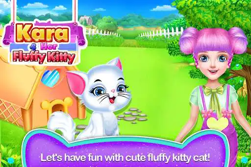 Play Kara and Her Fluffy Kitty  and enjoy Kara and Her Fluffy Kitty with UptoPlay