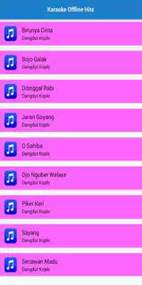 Play Karaoke Dangdut Palapa Offline + Lirik