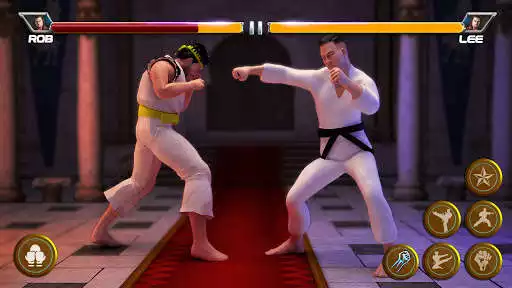 Play Karate Fighting Kung Fu Game as an online game Karate Fighting Kung Fu Game with UptoPlay