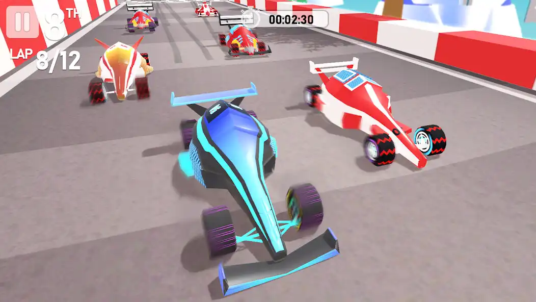 Play Kart Fury: Multiplayer Racing as an online game Kart Fury: Multiplayer Racing with UptoPlay