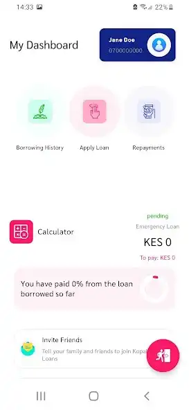 Play KashLeo - Loans to M-pesa as an online game KashLeo - Loans to M-pesa with UptoPlay