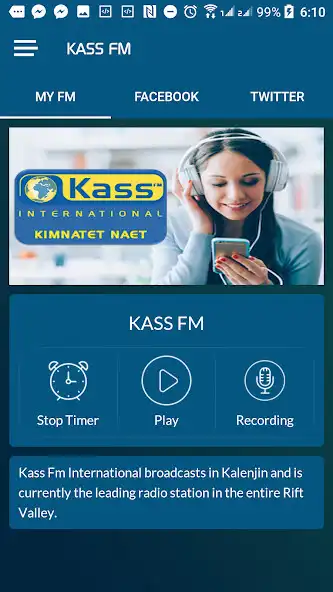 Play KASS FM APP as an online game KASS FM APP with UptoPlay