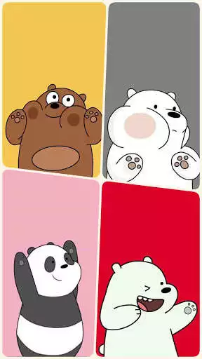 Play Kawaii Bear Cartoon Wallpaper  and enjoy Kawaii Bear Cartoon Wallpaper with UptoPlay