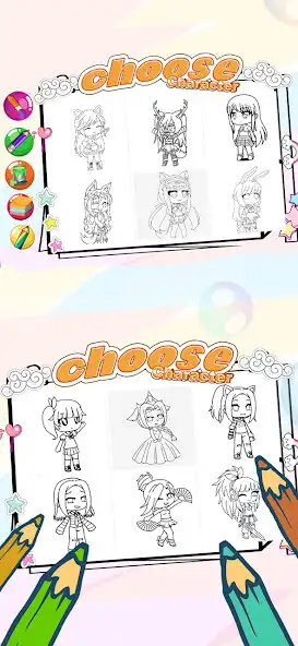 Play Kawaii Coloring Anime Book  and enjoy Kawaii Coloring Anime Book with UptoPlay