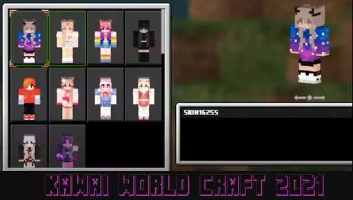 Play kawaii craft skin world mcpe  and enjoy kawaii craft skin world mcpe with UptoPlay