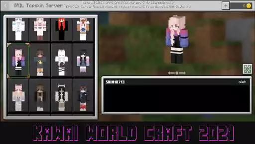 Play kawaii craft skin world mcpe as an online game kawaii craft skin world mcpe with UptoPlay