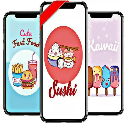 Play kawaii cute food wallpaper APK