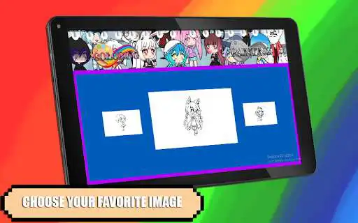 Play Kawaii Gacha Coloring Game  and enjoy Kawaii Gacha Coloring Game with UptoPlay