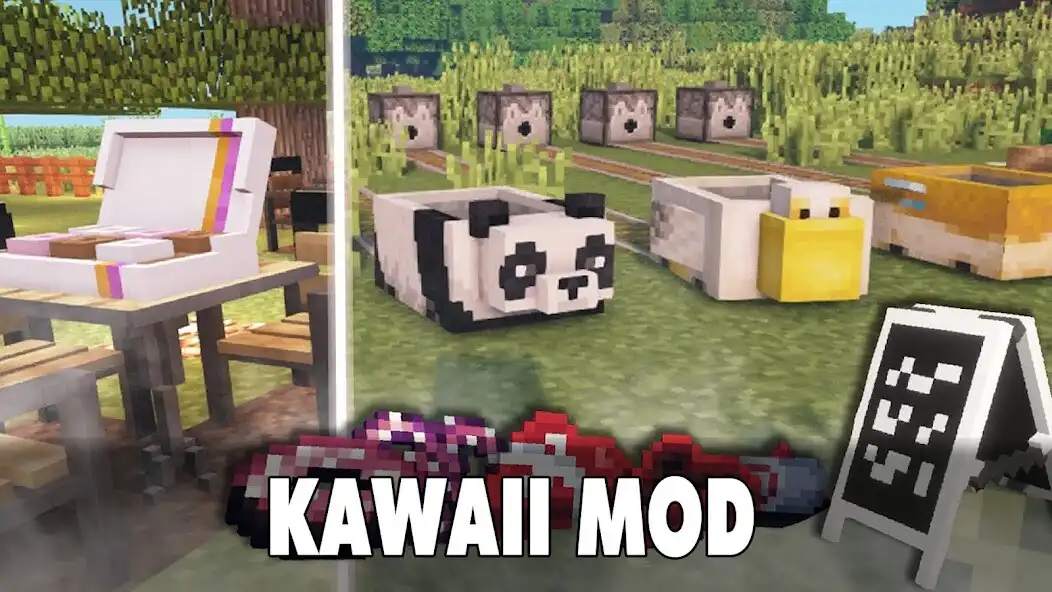 Play Kawaii Mod for Minecraft PE  and enjoy Kawaii Mod for Minecraft PE with UptoPlay