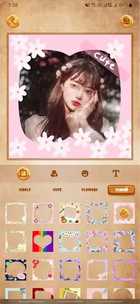 Play Kawaii Photo Editor and Frames as an online game Kawaii Photo Editor and Frames with UptoPlay