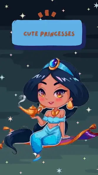 Play Kawaii Princess Jigsaw Puzzle as an online game Kawaii Princess Jigsaw Puzzle with UptoPlay