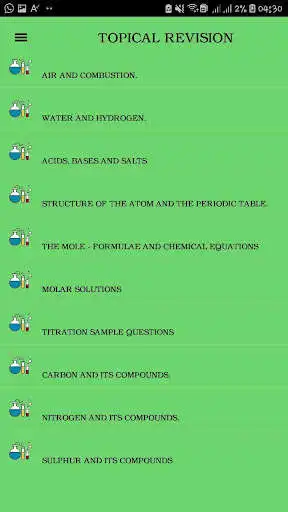 Play K.C.S.E Chemistry revision - notes and practicals as an online game K.C.S.E Chemistry revision - notes and practicals with UptoPlay