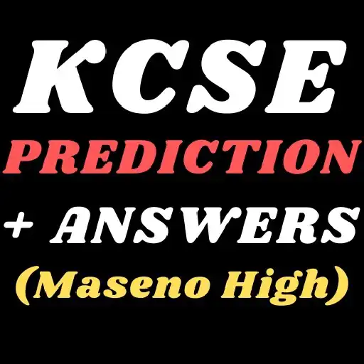 Play Kcse prediction: Maseno High. APK