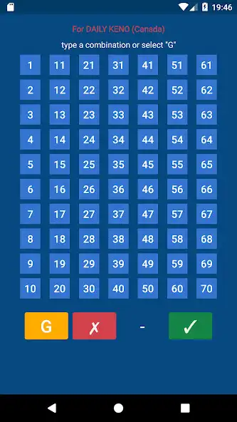 Play KENO - combinations statistics  and enjoy KENO - combinations statistics with UptoPlay