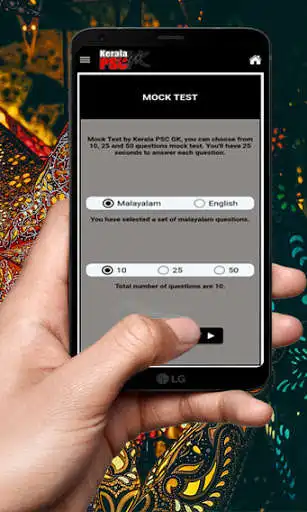 Play Kerala PSC GK : Mock Test as an online game Kerala PSC GK : Mock Test with UptoPlay