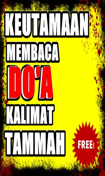 Play Keutamaan Doa Kalimat Tammah  and enjoy Keutamaan Doa Kalimat Tammah with UptoPlay