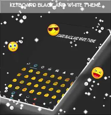 Play Keyboard Black and White Theme