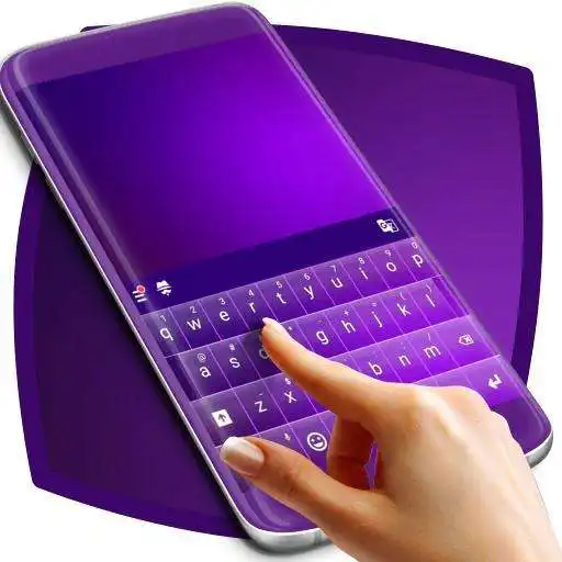 Free play online Keyboard Free Purple Theme  APK