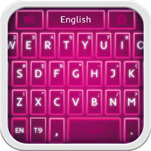 Free play online Keyboard Pink Glow  APK