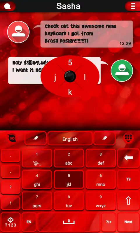 Play Keyboard Red