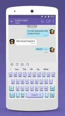 Play Keyboard Theme for Viber Messenger