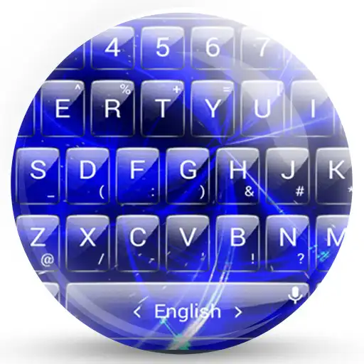 Play Keyboard Theme G Blue Galaxy APK