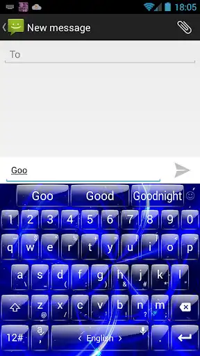 Play Keyboard Theme G Blue Galaxy as an online game Keyboard Theme G Blue Galaxy with UptoPlay