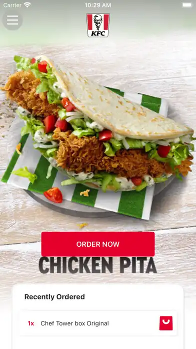 Play KFC KZ: Order food online as an online game KFC KZ: Order food online with UptoPlay