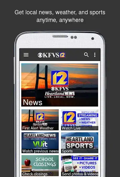 Play KFVS12 - Heartland News  and enjoy KFVS12 - Heartland News with UptoPlay