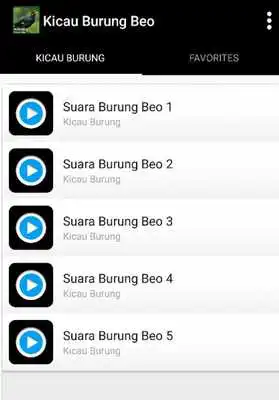 Play Kicau Suara Burung Beo