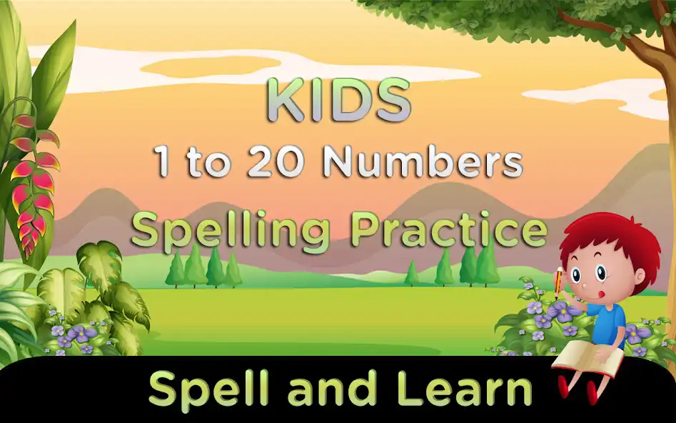 Play Kids 1 to 20 Numbers Spelling  and enjoy Kids 1 to 20 Numbers Spelling with UptoPlay