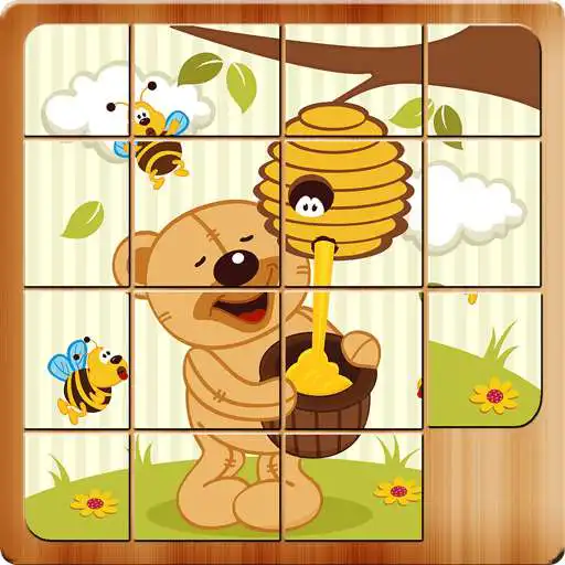 Free play online Kids Animal Sliding Puzzle  APK