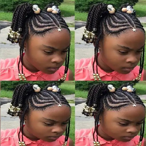 Play Kids Braids and Cornrows  and enjoy Kids Braids and Cornrows with UptoPlay