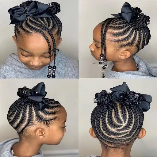 Play Kids Braids and Cornrows as an online game Kids Braids and Cornrows with UptoPlay