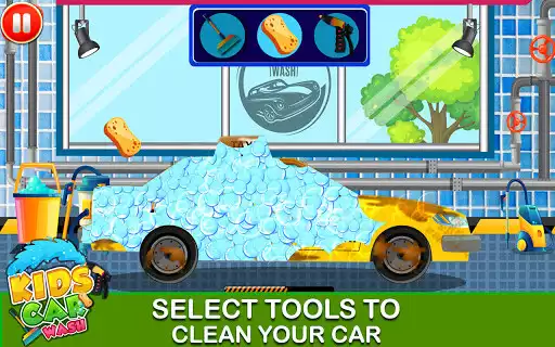 Play Kids Car Wash Game : Car Games as an online game Kids Car Wash Game : Car Games with UptoPlay