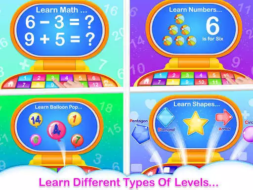 Play Kids Computer - Preschool Learning Computer Games as an online game Kids Computer - Preschool Learning Computer Games with UptoPlay