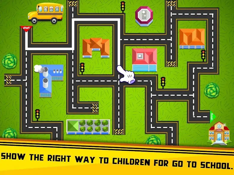 Play Kids Educational Maze Puzzle - Road Draw  and enjoy Kids Educational Maze Puzzle - Road Draw with UptoPlay