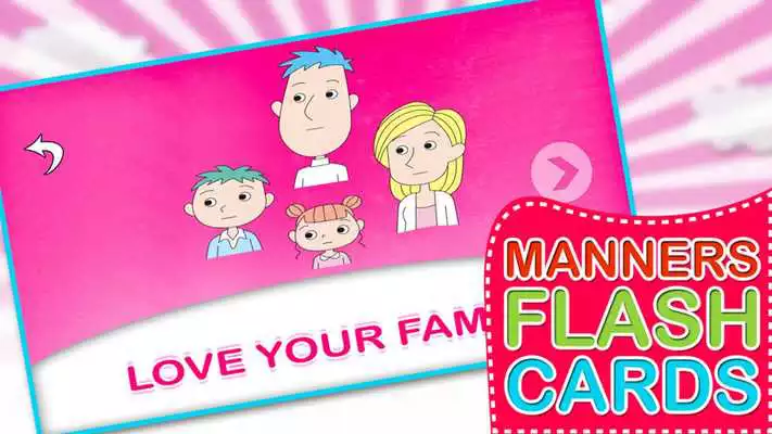 Play Kids Manners Flash Cards