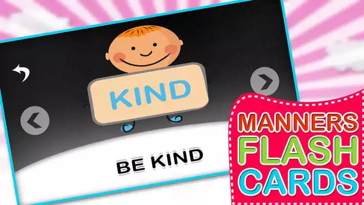 Play Kids Manners Flash Cards