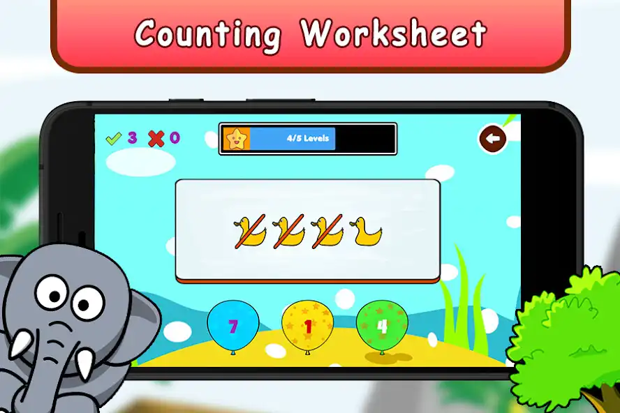 Play Kids Math - Count, Add, Subtract and More  and enjoy Kids Math - Count, Add, Subtract and More with UptoPlay