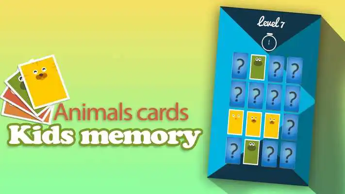 Play Kids memory: Animals cards