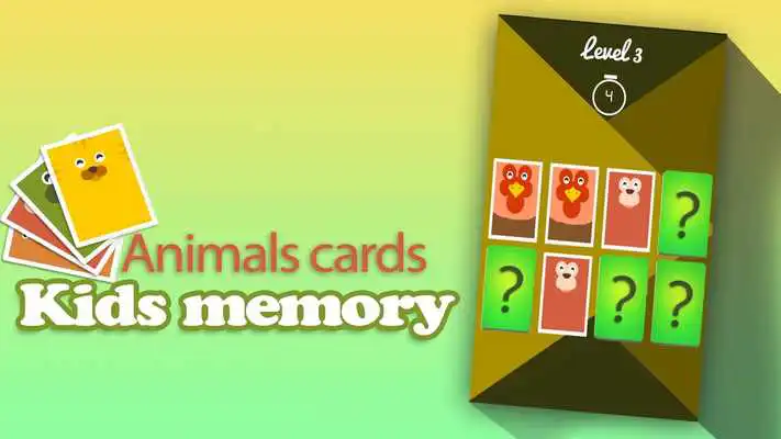 Play Kids memory: Animals cards