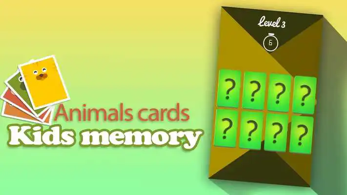 Play Kids memory: Animals cards