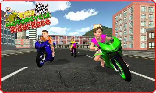 Play Kids MotorBike Rider Race 3D