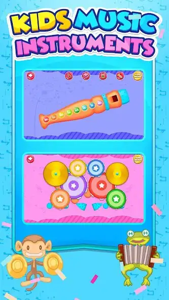 Play Kids Music Instruments – Songs  Sounds as an online game Kids Music Instruments – Songs  Sounds with UptoPlay