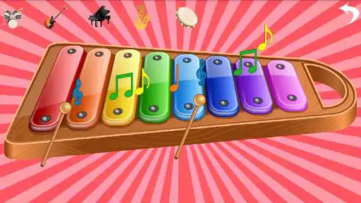 Play Kids Music Instruments Sounds as an online game Kids Music Instruments Sounds with UptoPlay