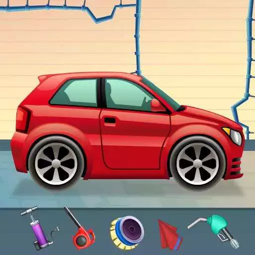 Play Kids sports car wash - car washing garages game APK