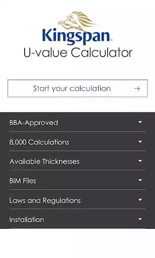 Play Kingspan U-value Calculator