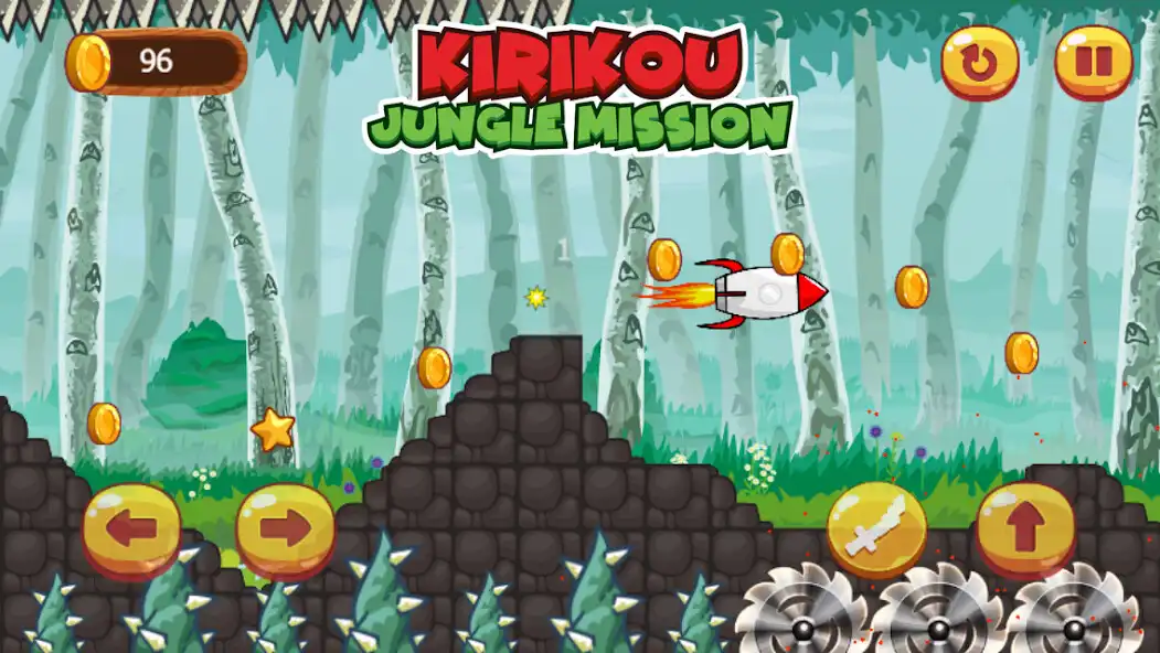 Play Kirikou Jungle Mission as an online game Kirikou Jungle Mission with UptoPlay